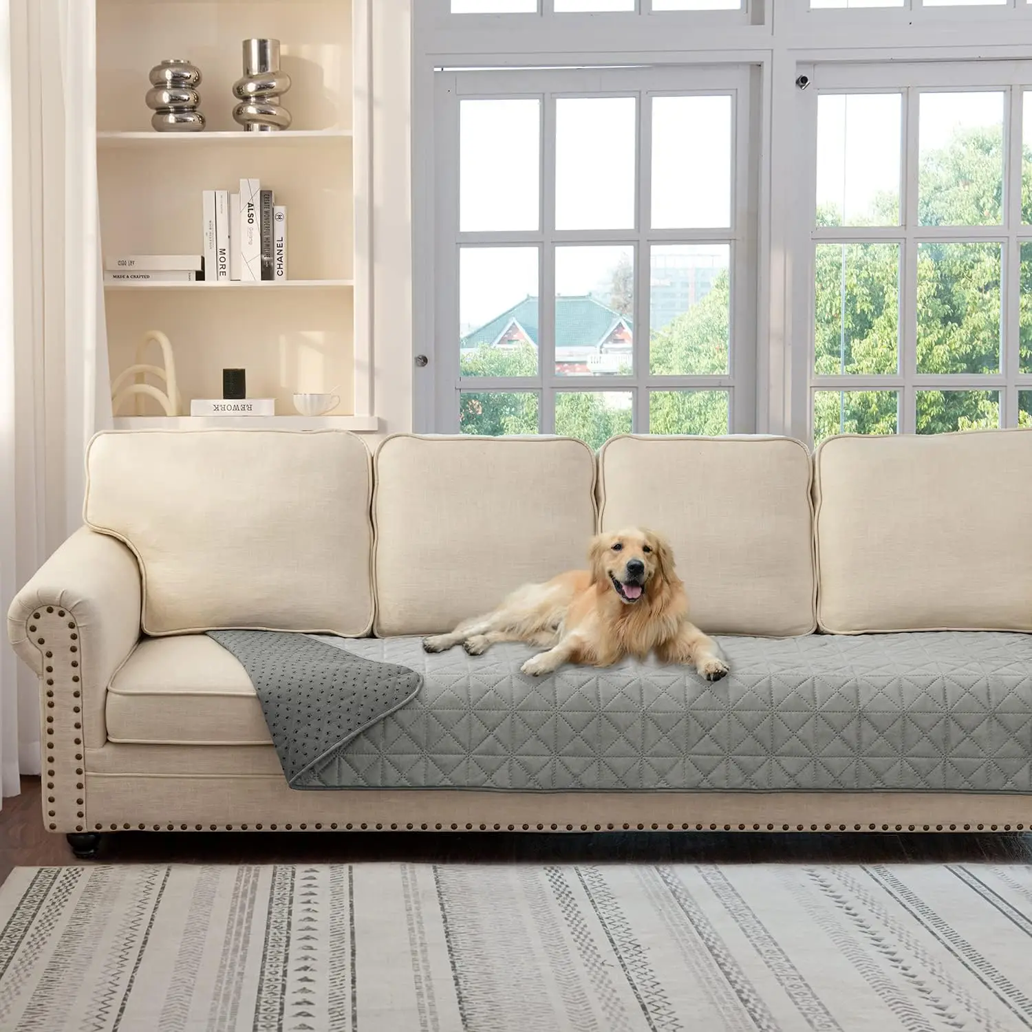

Sofa Cover Waterproof For Seats Couch Cover For Dogs Pet Couch Cover Velvet For Chair Loveseat Sofa Hine Washable