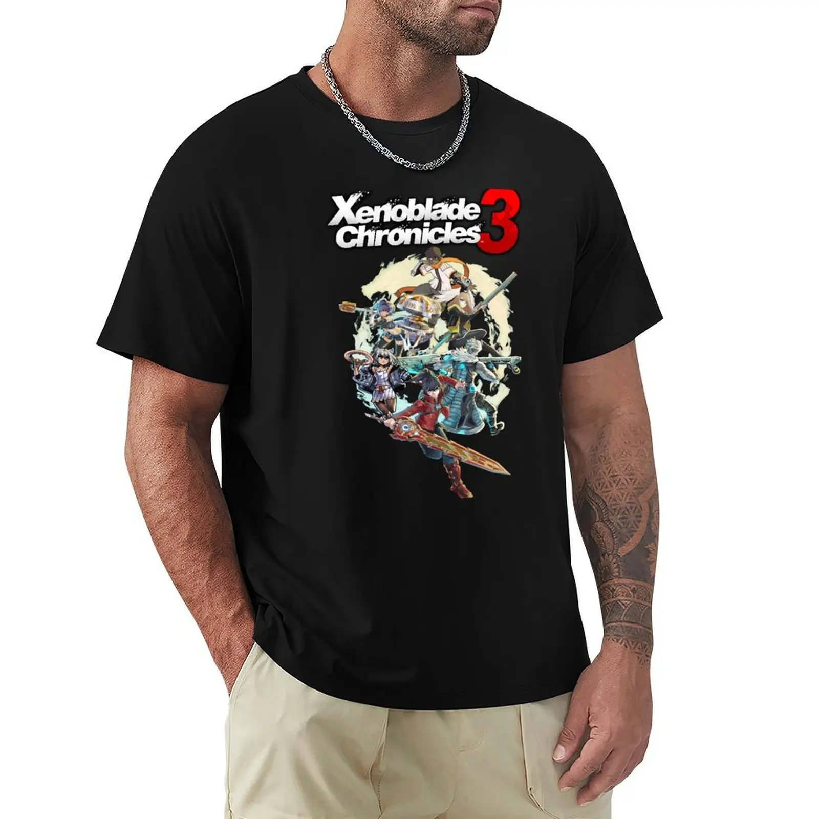 Xenoblade - Chronicles 3 All Times of Game T-Shirt Comfortable Workout Short Sleeve Shirt