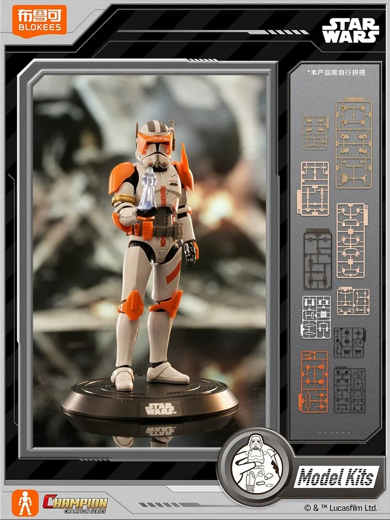 BLOKEES Neue Star Wars Bausatz-Figuren Beyond Edition Klon-Kommandant Cody Obi Wan Kenobi Montagemodell Ornament Spielzeug Geschenk – Detail 14