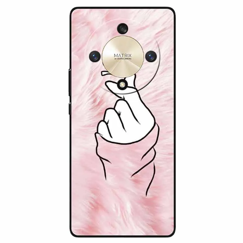 For Honor Magic6 Lite Case Protective TPU Soft Silicon Phone Covers for Honor Magic 6 Lite 5G Cartoon Painted MAGIC 6Lite Lovely