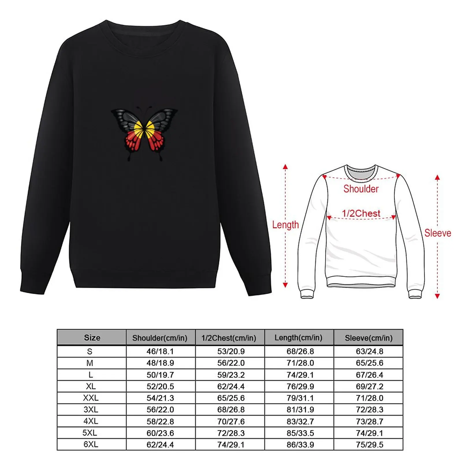 Aborigin Butterfly Papilio Flag Pullover Hoodie men's autumn clothes korean style clothes winter clothes blouse new sweatshirts