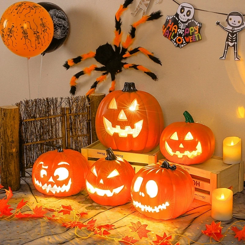 1 ชิ้น ของตกแต่งฟักทองฮาโลวีน  - Pumpkin Lantern Halloween บทวิจารณ์และราคา