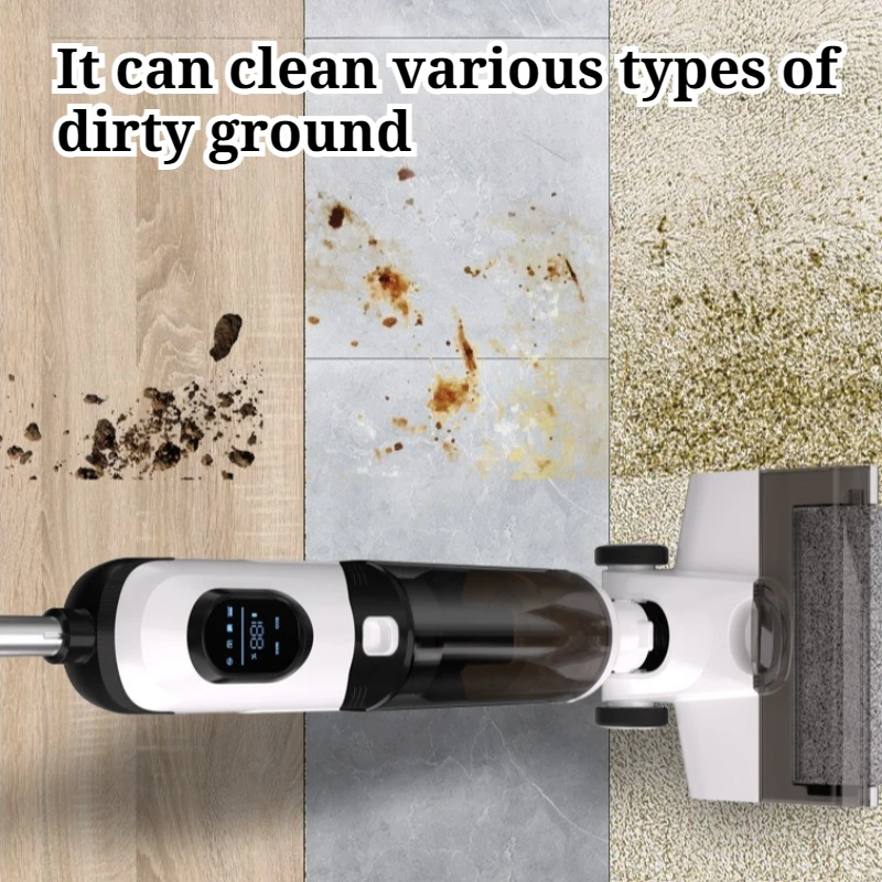 Wireless Household Automatic Wet Dry Vacuum Cleaner Long Battery Life Strong Suction Force Convenient Electric Vacuum Cleaner