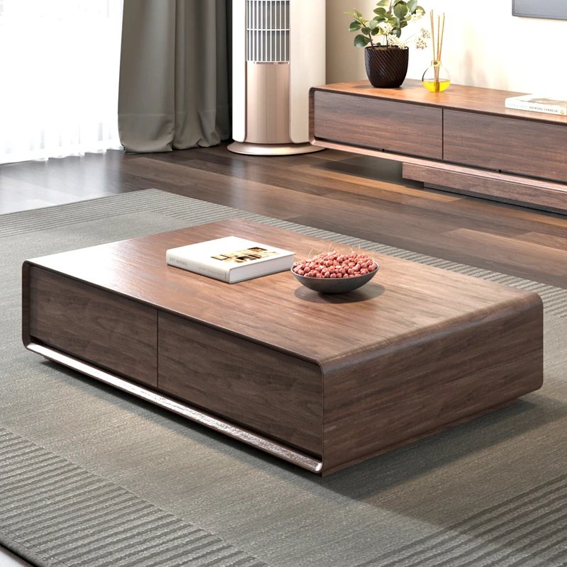

Drawers Luxury Coffee Table Decoration Modern Living Room Storage Designer Side Table Moving Couchtisch Chinese Style Furniture