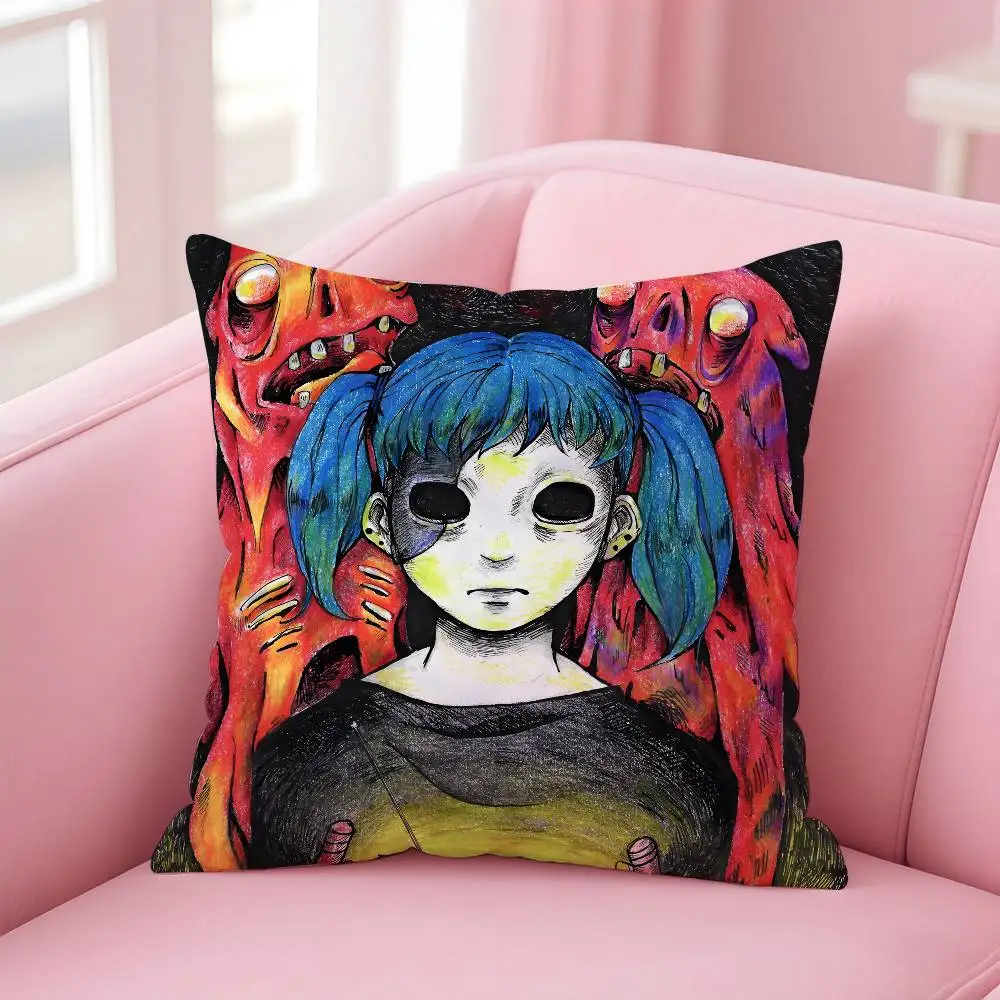Sally Face Pillow Case Pattern Printed Pillowcase For Living Room Sofa Cushion Cover & Bedroom Decor