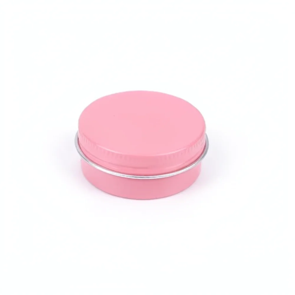 Durable Aluminum Storage Jar Round Metal Tin Container Screw Lid Case Empty Cosmetic Cream Box Organizer Travel Accessory