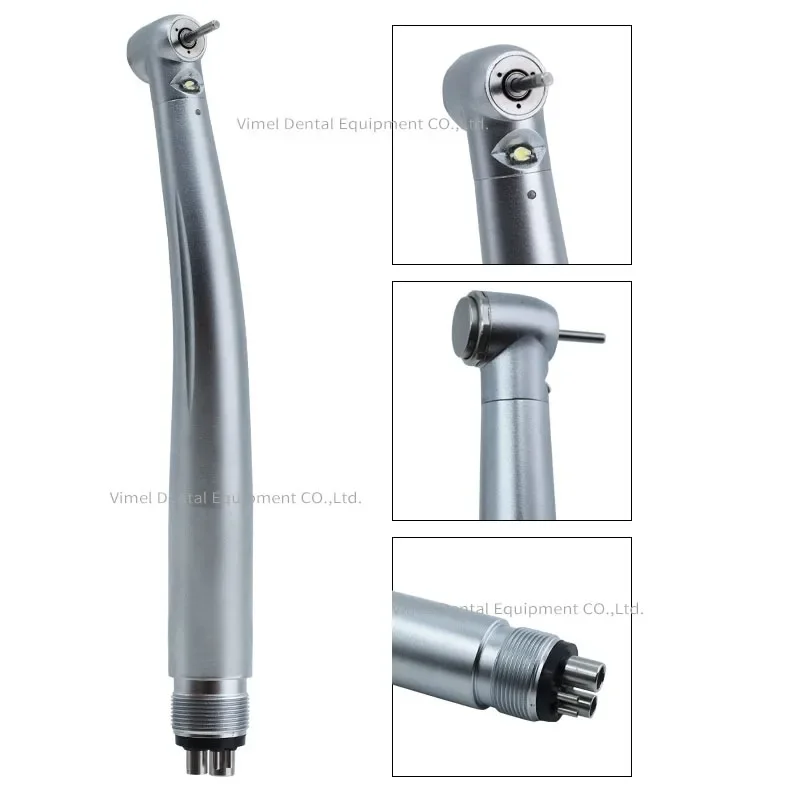 Professional den tal Handpiece LED Push High Speed With Low Speed Air Tubines Kit EX203C School Student Packs