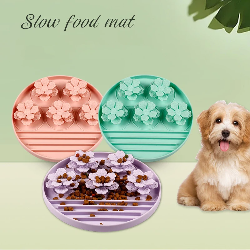 

Fashion Double Layer Cat Claw Silicone Pet Slow Feeder Anti-choking Keep Healthy Suction Cup Dog Lick Mat Puppy Accessories