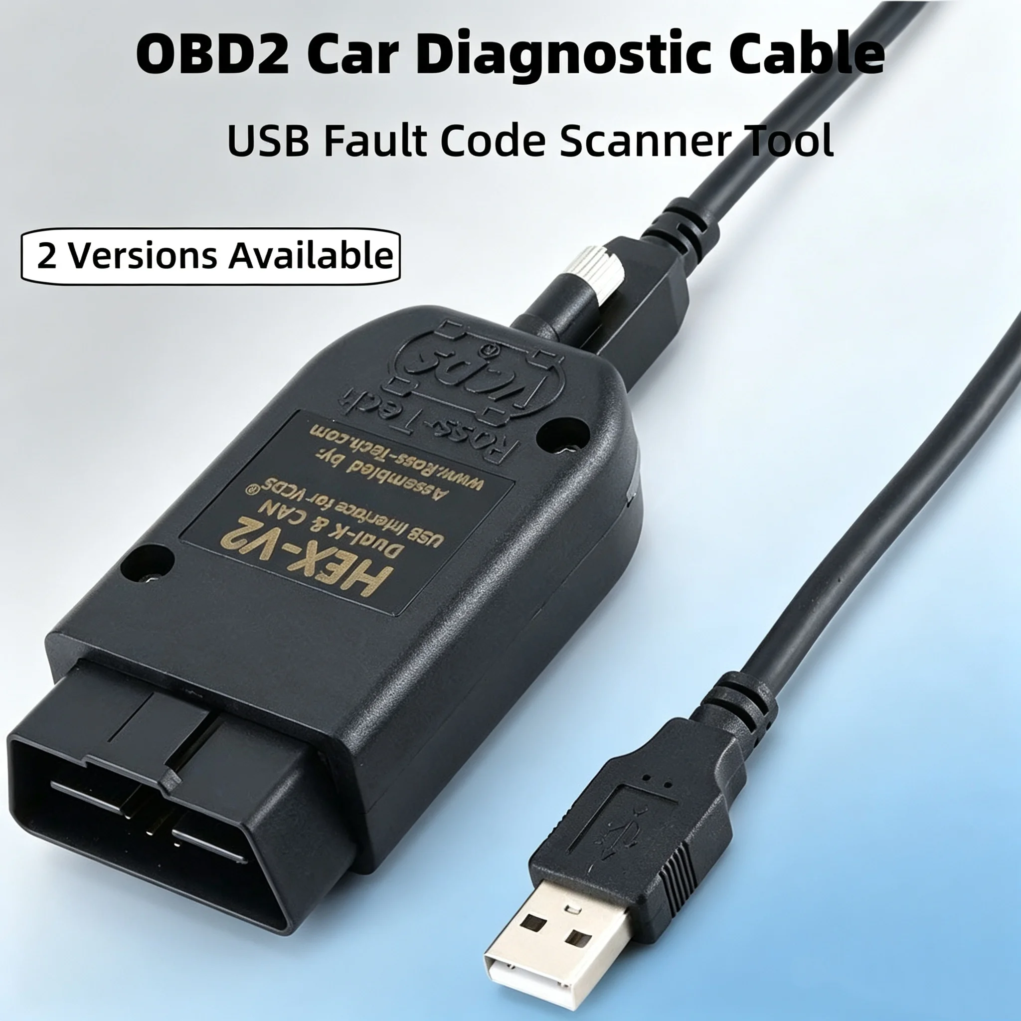 HEX‑V2 OBD2 Diagnostic Cable USB Interface with STM32F429 STM32F405 Chip Multi‑Language Car Scanner Tool for VW Audi Skoda Seat