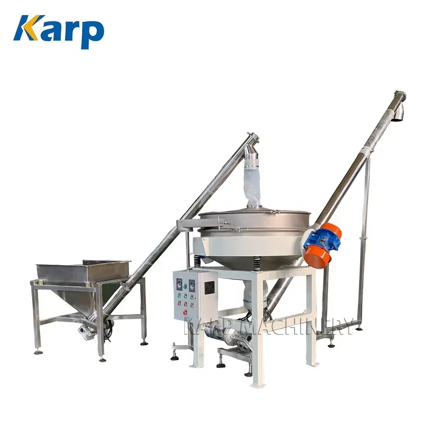 Wheat Starch Screw Conveying Machine Flour Auger Screw Conveyor