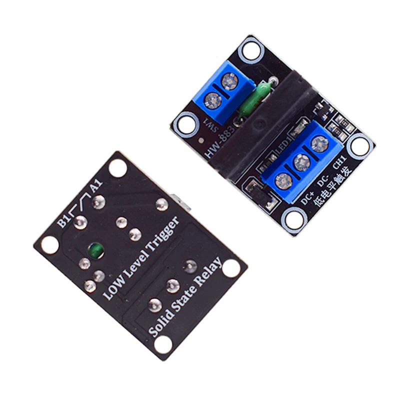 Low Level 5V 1 2 4 6 8 Channel Solid State Relay Module SSR G3MB-202P 250V 2A Output With Resistive Fuse For Arduino