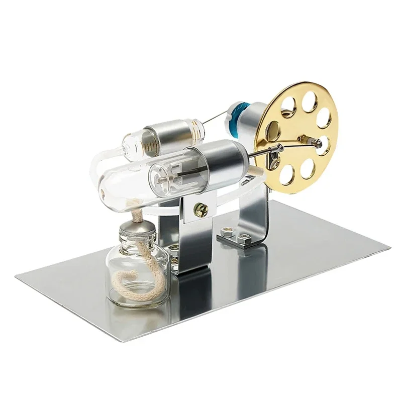 

Stirling Hot Air Engine Model Generator Motor Physics Steam Power School Teaching Aid Diy Children's Intelligence Development