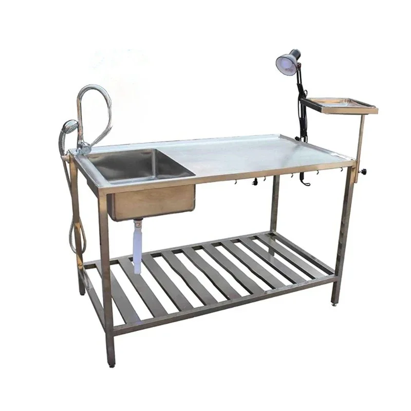 Own Brand Veterinary Exam Table With Wheels Animal Dissection Table Veterinary Equipment Vet Table Scale