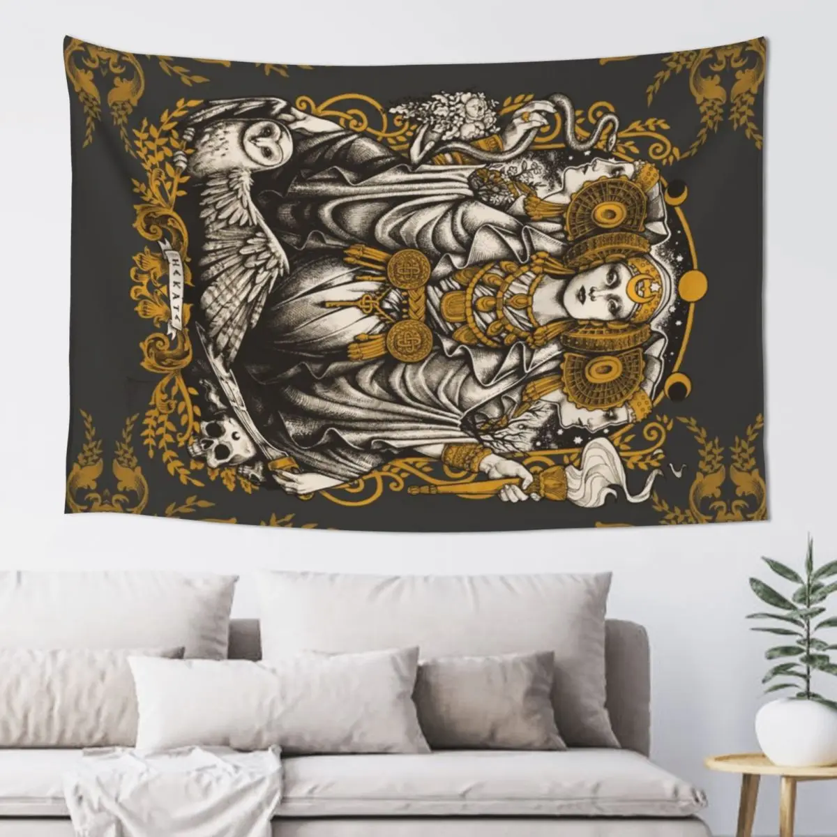 IBERIAN HECATE Tapestry Home Decor Aesthetic Room Aesthetic Decor Room Decorations Aesthetic Outdoor Decoration Tapestry