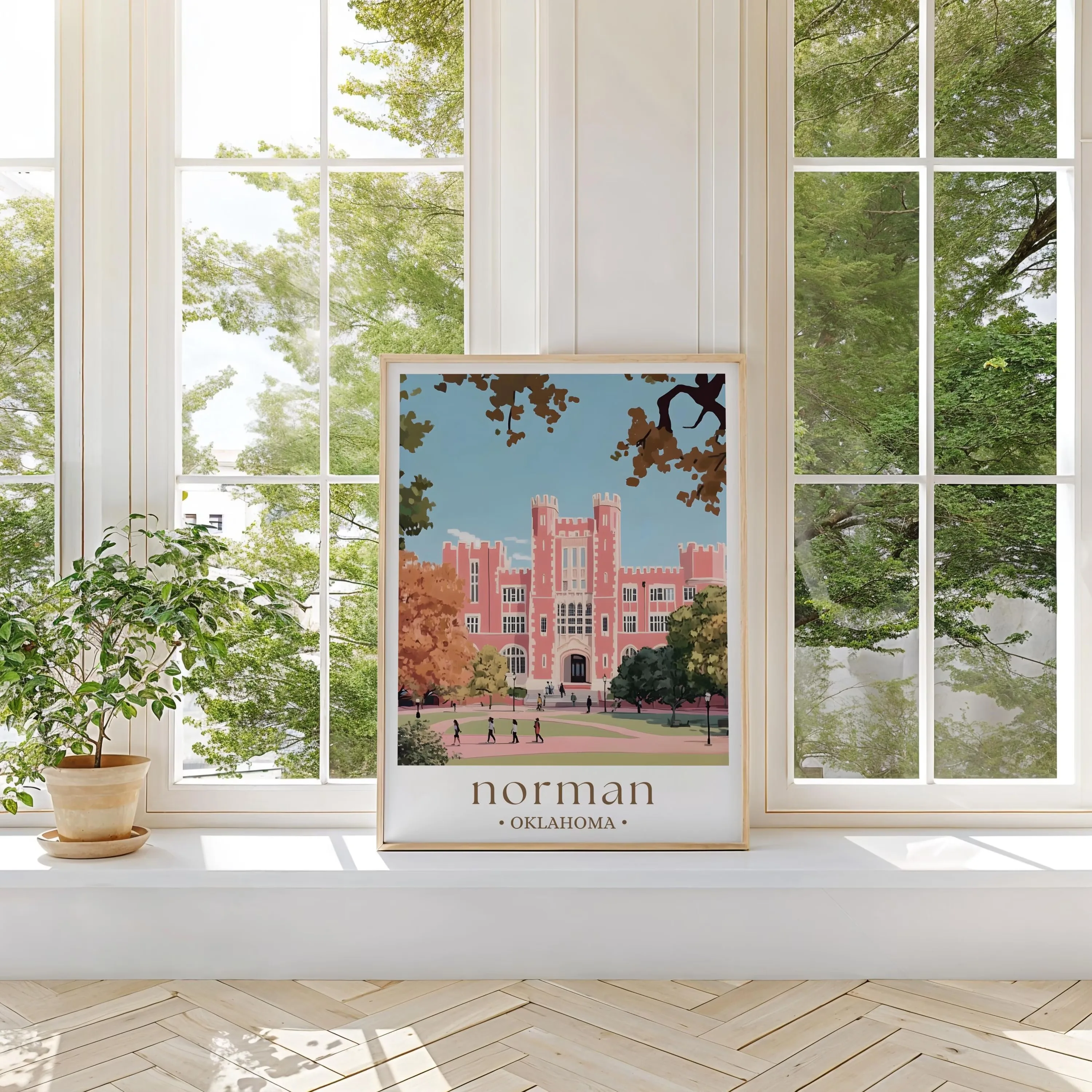 Plakat Podróżniczy Nowy Jork Portland Rose Festival Dragon Boat Print Nowoczesna Manhatta Sztuka Ścienna Norman Oklahoma Campus Dekoracja Domu