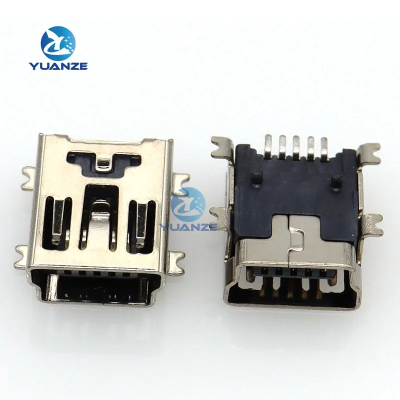 

10PCS Mini USB SMD 5 Pin Steker Konektor Soket B Mini Wanita