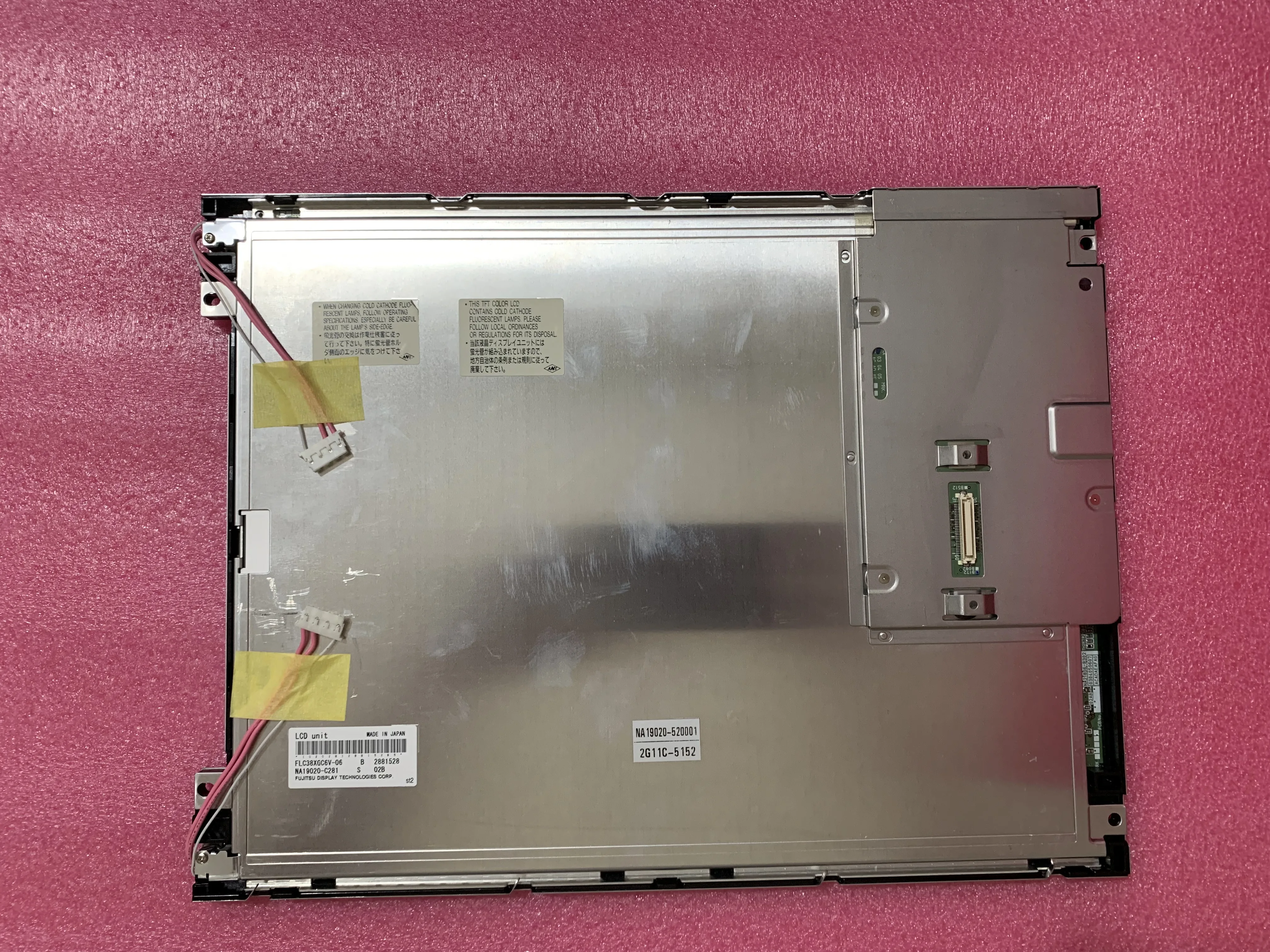 A tela LCD de 15 polegadas FLC38XGC6V-06 FLC38XGC6V-06P é adequada para Fujitsu 1 ano de garantia-
