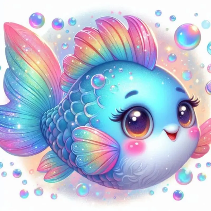 

Fat Fish AB Diamond Painting Kits Photo Art 5d Diy Full Square Round Mosaic Cross Stitch Embroidery Home Decor Gift