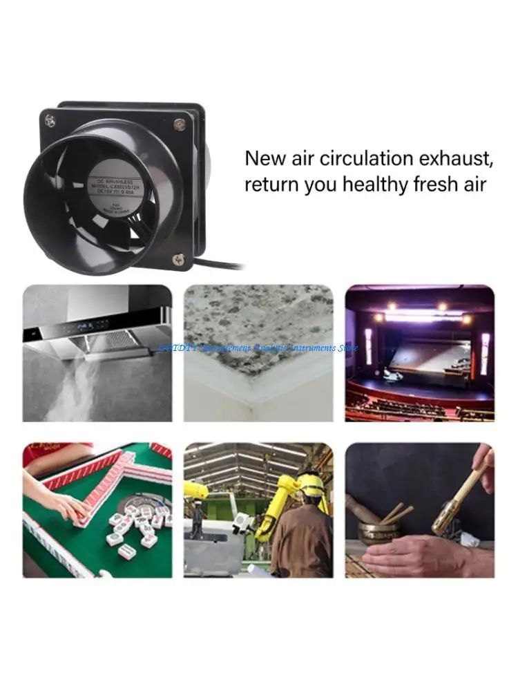 

Прочность 367D ABS 80 мм, комплект вытяжного вентилятора, регуляторы скорости, 2 канала, 8 винтов для вентилятора для теплицы,