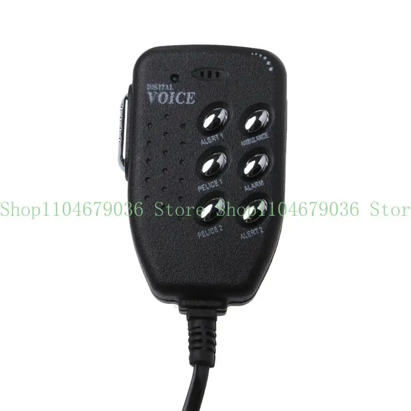652F Loud Sounds Auto Warning Alarm for Police Speaker 12-24V Megaphone Ho