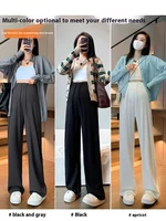 New Maternity Pants Spring and Fall Summer Petite No Toddler Drawstring Straight Pants Wide Leg Pants Pants Maternity Wear 5
