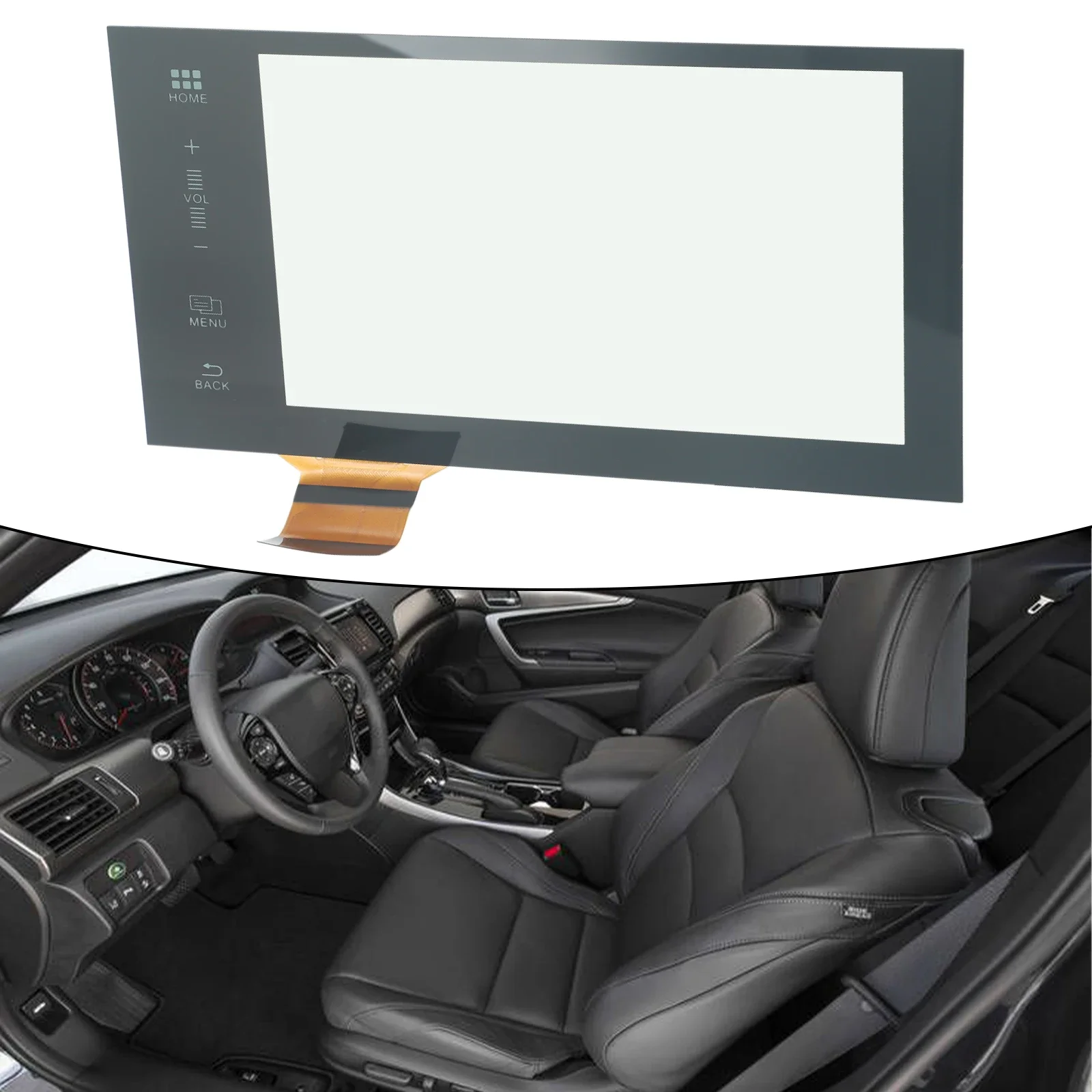 

Accessories Touch Screen Glass Touch Screen Glass Digitizer For Honda For Accord 2016-2017 Nav Radio High Quality