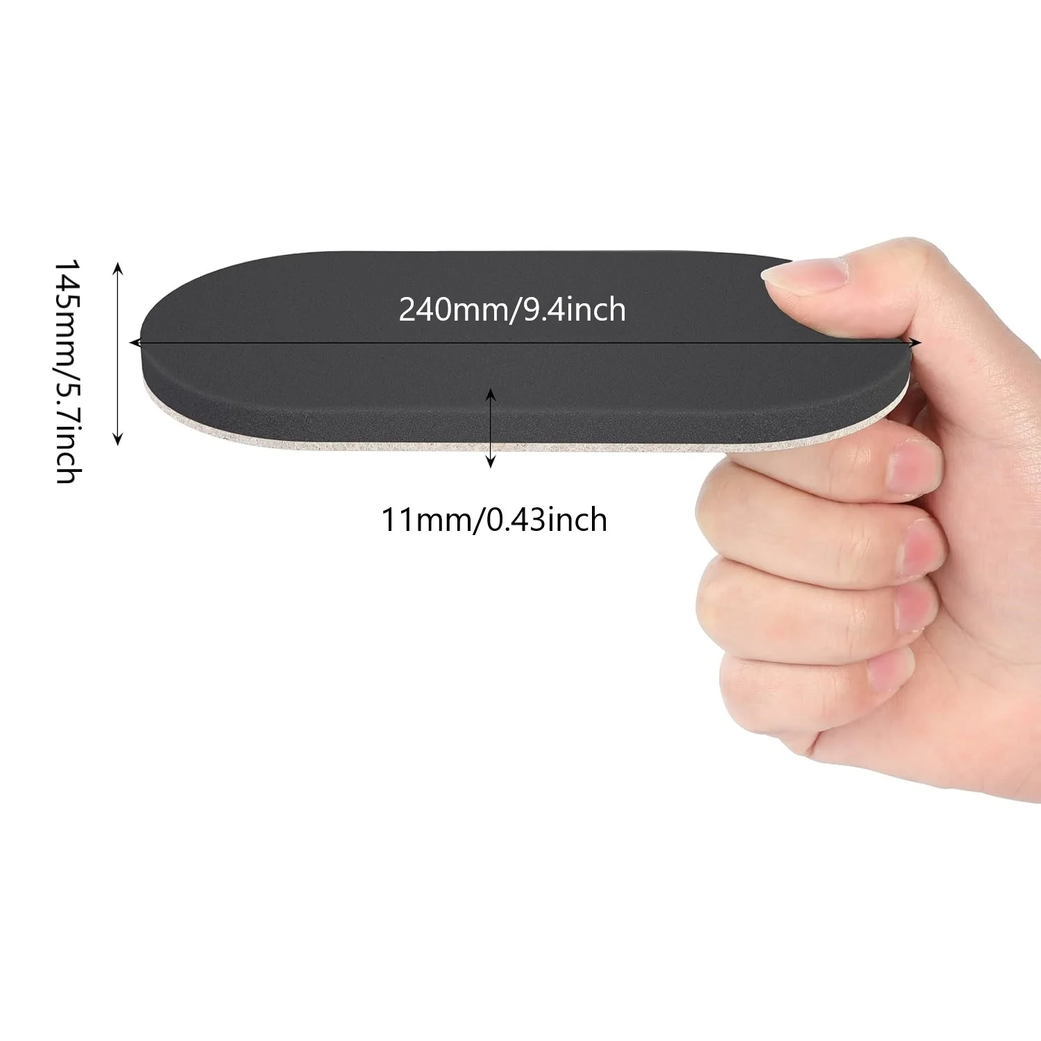 Description Picture 2 of item4/8 Heavy Duty Furniture Gliders - 9.5" round , reusable hardwood floor moving mats, anti-scratch felt and rubber foam