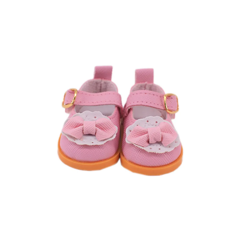 5 Cm Buckle PU Doll Shoes Sneakers Canvas For 14 Inch Doll&BJD 20cm Cotton Doll 30-33cm Paola Renio Girls Toy Russia Gift