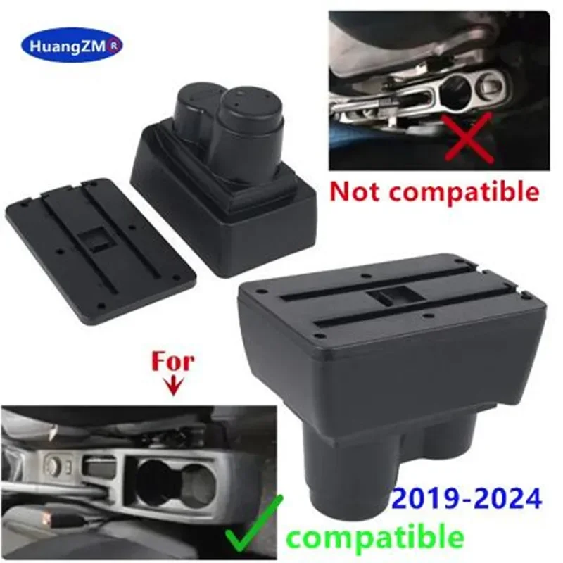 For Renault Duster Armrest box For Renault Dacia Duster 2 3 Car Armrest Box 2019-2024 Storage box Dedicated Retrofit Accessories