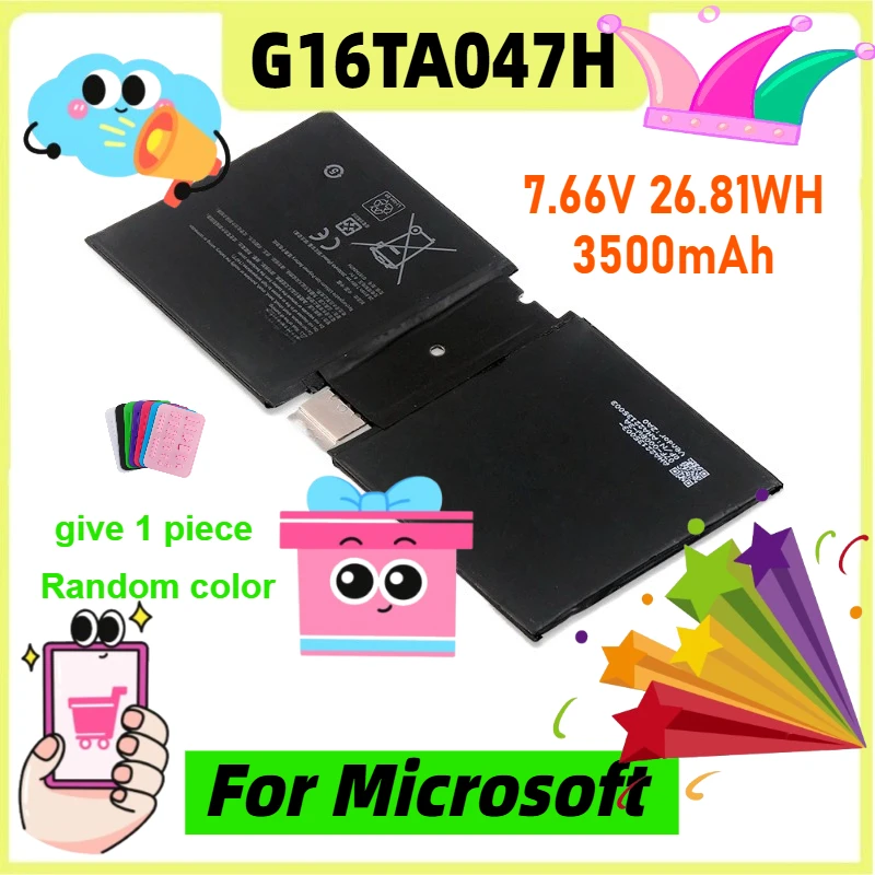 

G16TA047H DYNU01 Laptop Battery For Microsoft Surface go 2 1901 1926 Series G16TA047H 7.66V 3500mAh