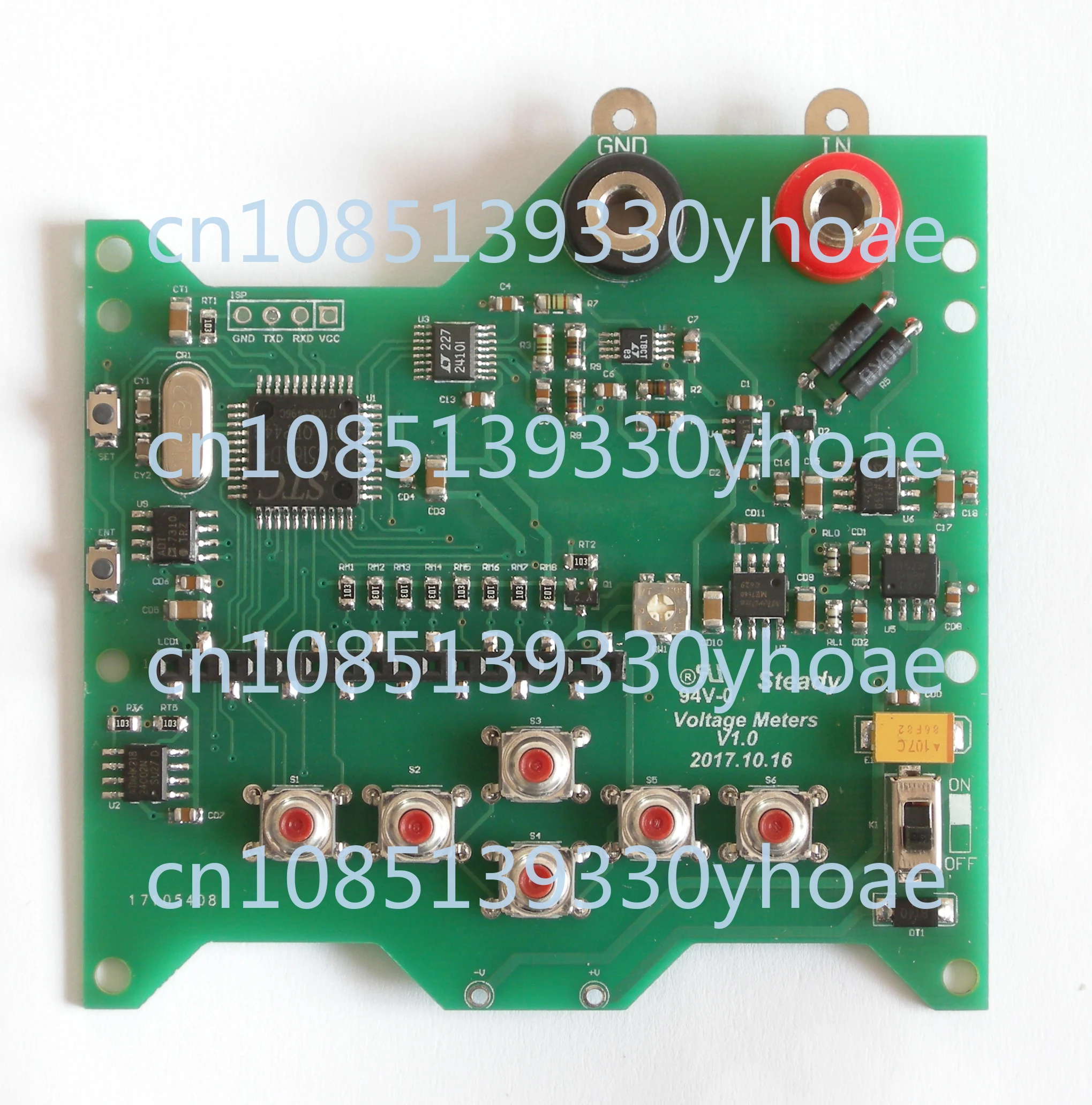 

High-Precision DC Voltmeter Positive and Negative 6V Input Or Positive and Negative 12V Input 5-Bit Semi-Precision