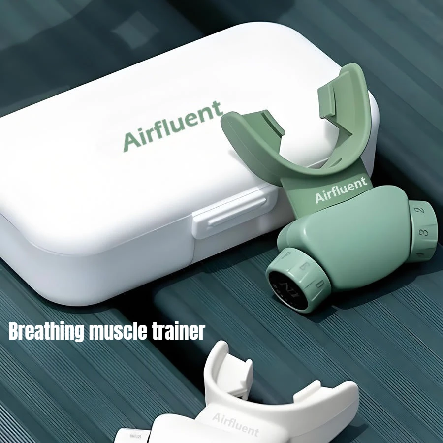 Treinador Portátil de Capacidade Pulmonar e Respiração Abdominal com Resistência Ajustável, Melhore Sua Capacidade Pulmonar e Qualidade do Sono