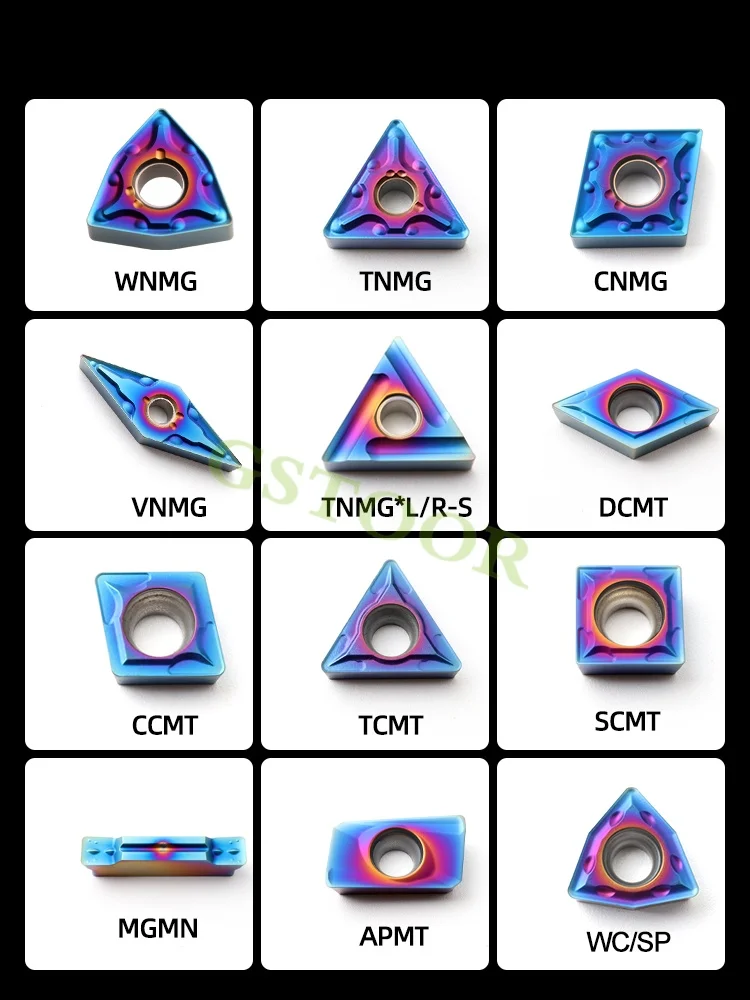 TNMG16 TNGG16 WNMG08 CNMG12 VNMG16 CCMT06/09/12 DCMT07/11 TCMT11/16 MGMN SPMT WCMX APMT 경화 강철 선삭 공구 CNC 선반