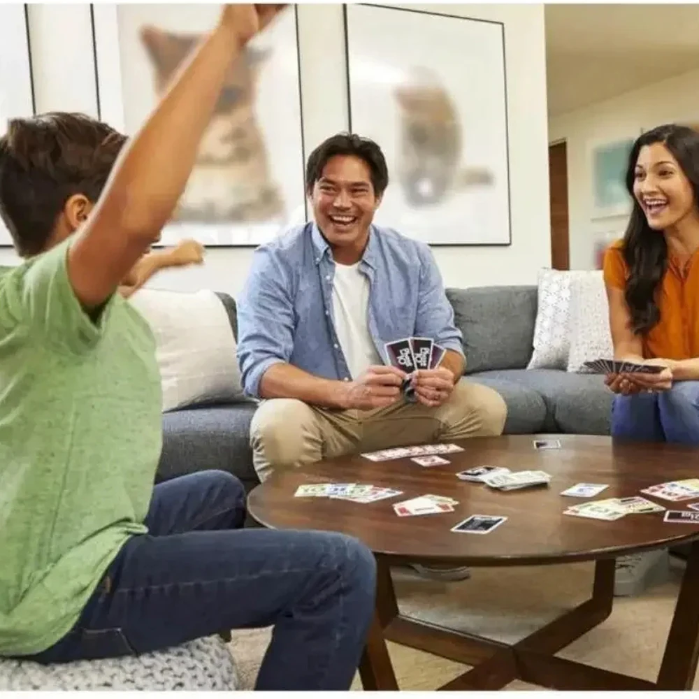 Jeu de société Uno Phase 10 Kartenspiel, cartes à jouer pour la famille