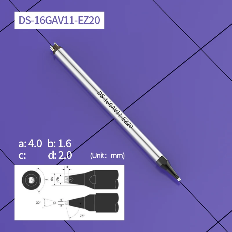 

Apollo DS/DN Soldering Iron Tip DS-16GAV11-EZ20 DN-24GAV17-EZ20 DN-20GAV17 DS-40GAV28 DS-30GAV21 for Apollo Soldering Equipment