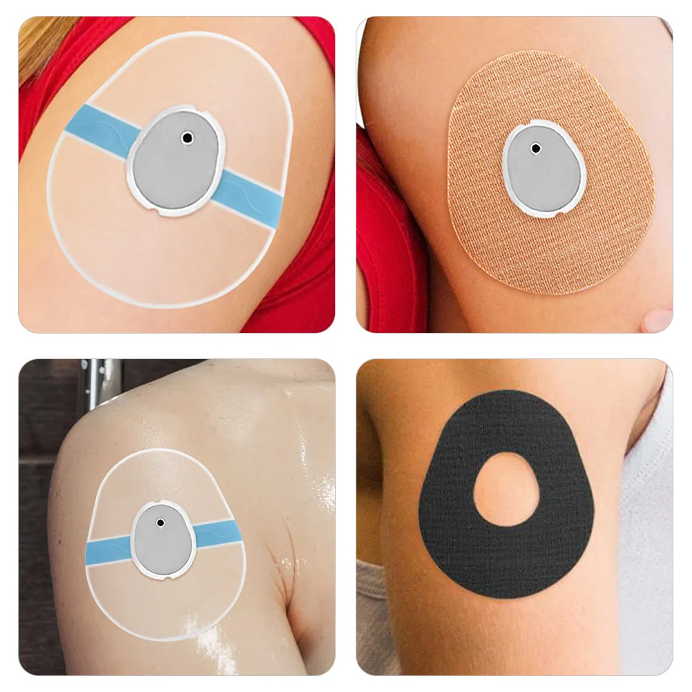 

12Pcs Glucose Monitoring Patches Skin-Friendly Adhesive Sensor Patches for Sports Outdoor Activities Comfortable Invisible