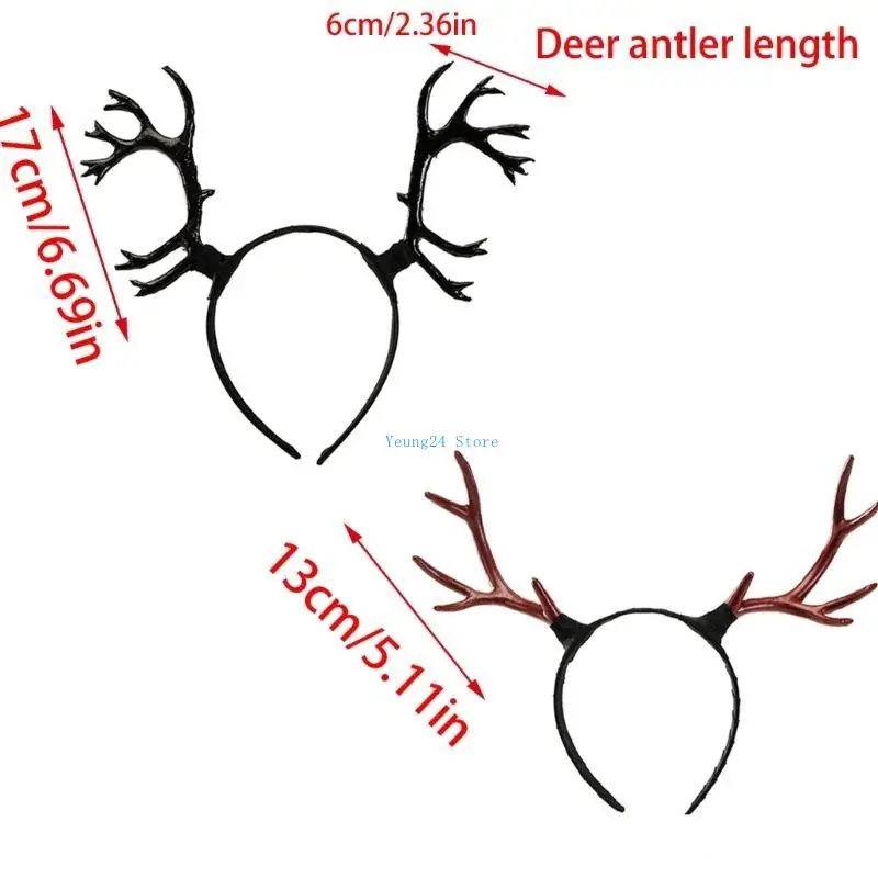 P8DB ゴシックアントラーホーンコスプレパーティー漫画コスプレハロウィン漫画ロールプレイ衣装プロムパーティーライブショー帽子
