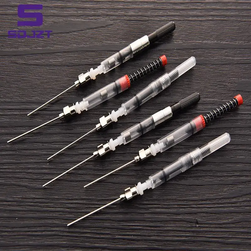 3pcs/6pcs Fountain Pen Ink Cartridge Converter Filler Ink Pen Ink Sac Syringe Device Tool Stationery Office Supplies