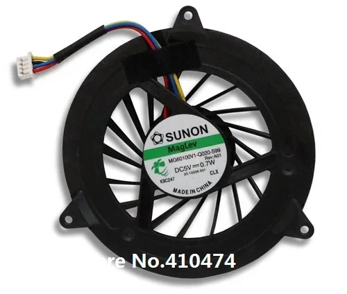 SSEA New Laptop CPU Cooling Fan For Dell Studio 1735 1736 1737 CPU Fan P/N: DFS601605MB0T R512D