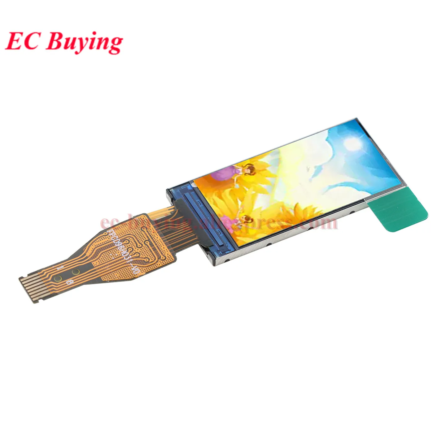 10Pcs/1pc 0.96 Inch TFT LCD Display Module ST7735S IPS Full Viewing Angle HD 80*160 0.96'' Colorful Bare Screen SPI 8Pin 13Pin