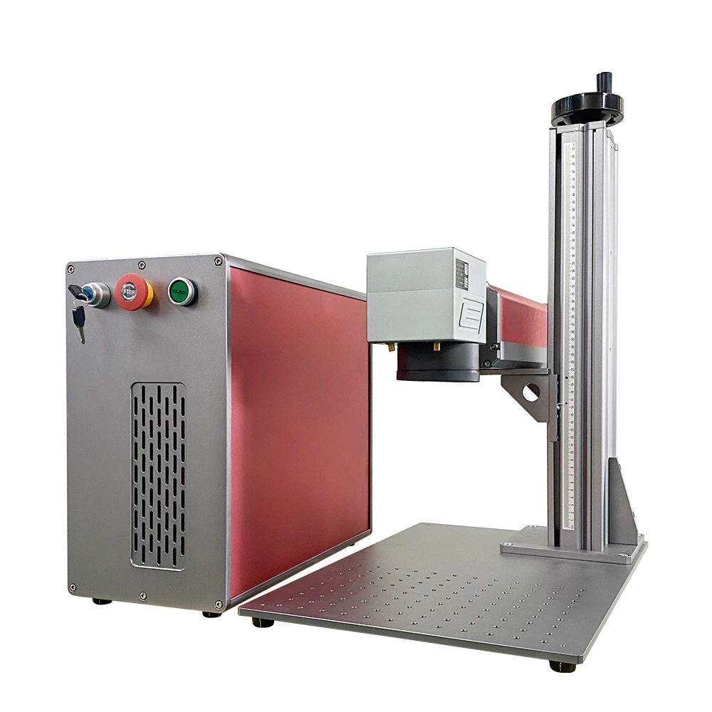 

JPT Raycus 20W 30W 50W 100W Hine With Rotary For Metal Jewelry Ring Marker Fiber Laser Marking Hines