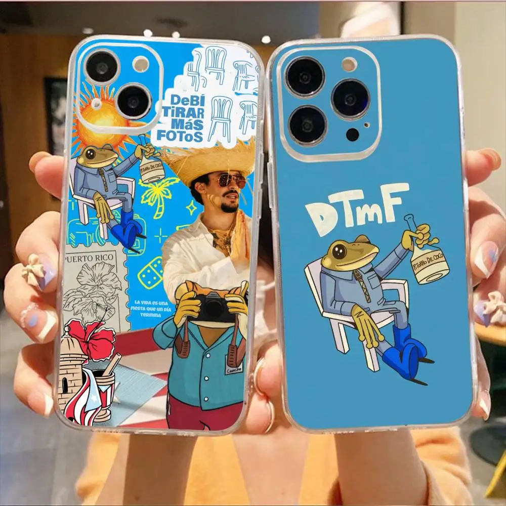 

B-Bad B-Bunnys DTMF Phone Case For iPhone17,16,15,14,13,12,11 Plus,Pro Max Soft Transparent Cover