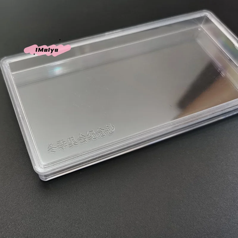 Picture 5: M-1Pc Portable Storage Box Paper Money Jewelry accessories Currency Banknote Cases Collection Box Transparent Plastic Case