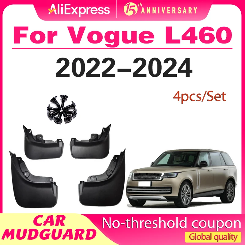 

For Land Rover Range Rove Vogue L460 2022 2023 2024 Front Rear Mudguards New Upgrade MudFlaps Fender Wheel Protector Car-styling