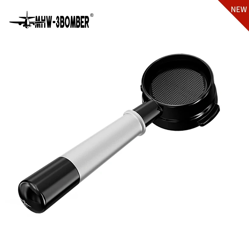 MHW-3BOMBER Bottomless Portafilter for 58mm La Marzocco/E61 Coffee Machine Metal Handle Espresso Portafilter Coffee Accessories