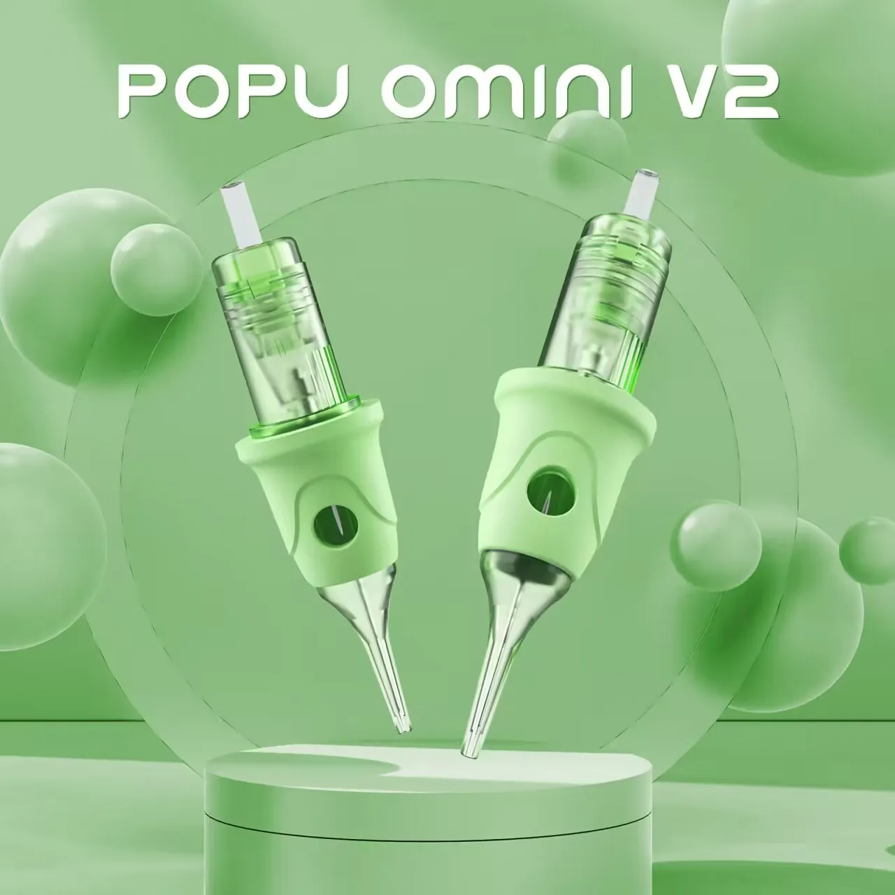 

POPU OMNI V2 Cartridge Tattoo Needles Suitable for Permanent Make-Up Eyebrows Eyeliner Lips RL RS 16 Pcs