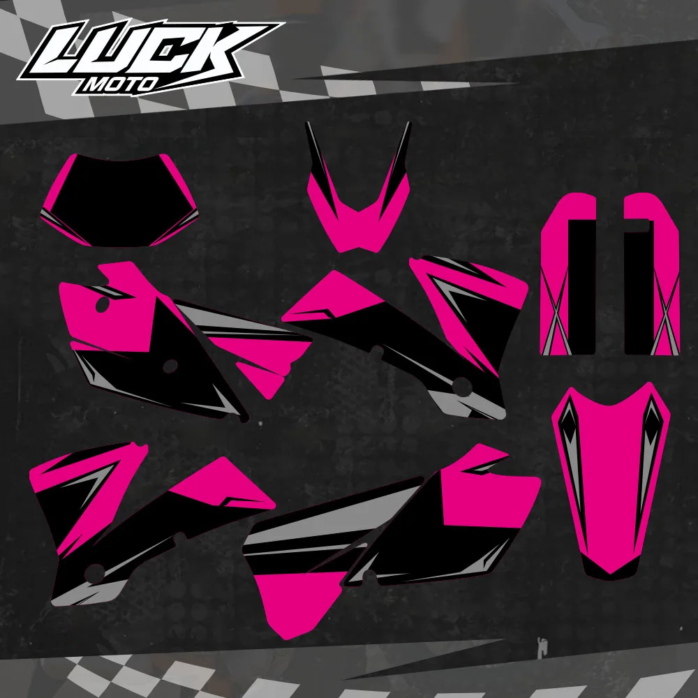 

LUCKMOTO NEW GRAPHICS & BACKGROUNDS DECALS For KTM 125 200 250 300 400 450 525 EXC 2004 Motorcycle Personality Decoration