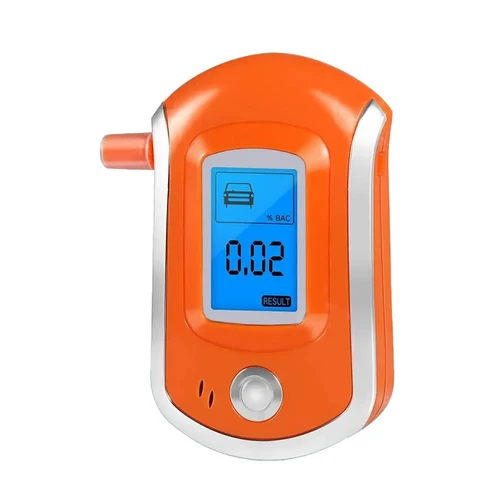 AT-6000-Naranja, descuento de plástico, envío gratuito, Dropshipping, alcoholímetro Digital Personal profesional para alcoholímetro