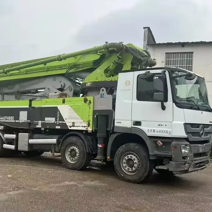 Diesel 56m Concrete Pump Truck Chassis 2020 Model 140M/H China Origin One Year Warranty