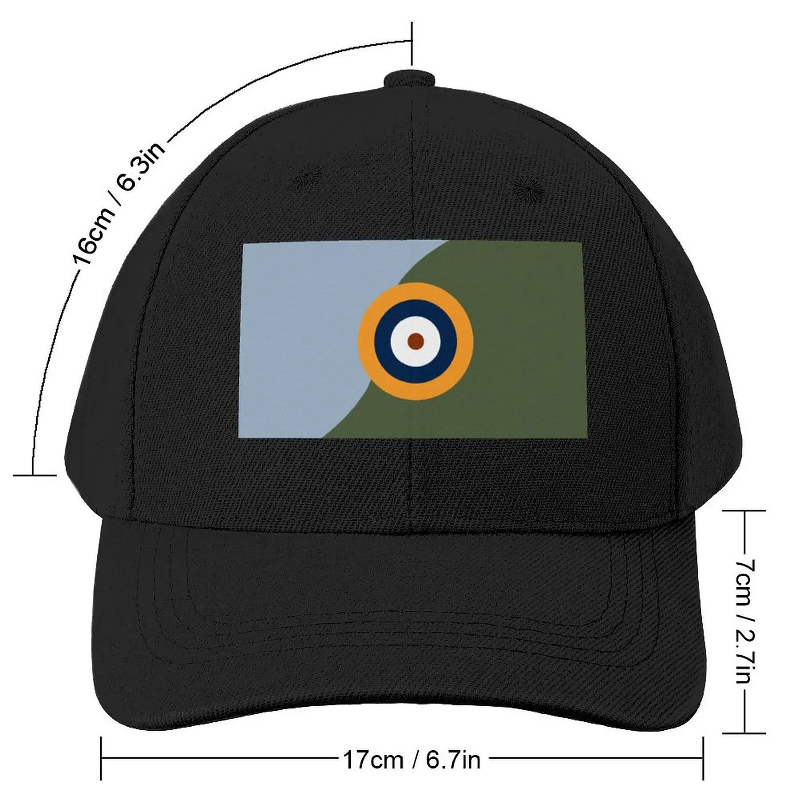 RAF Roundel & Colours Baseball Cap fishing hat Visor Fluffy Hat Golf Women Men's